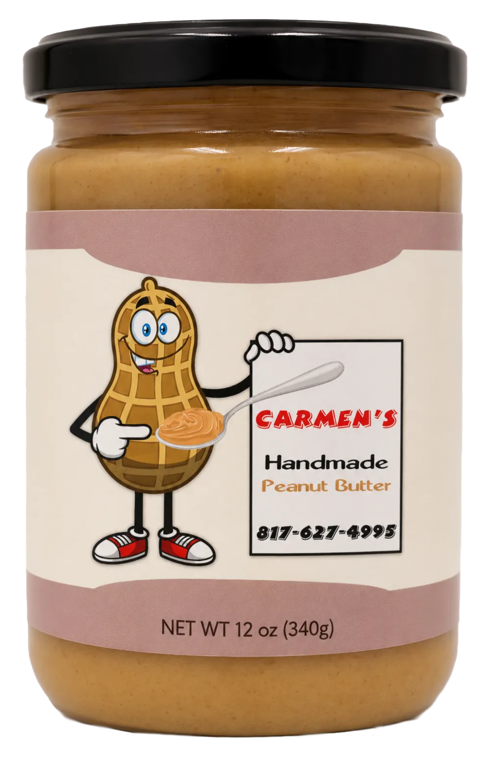 Carmen's signature homemade peanut butter